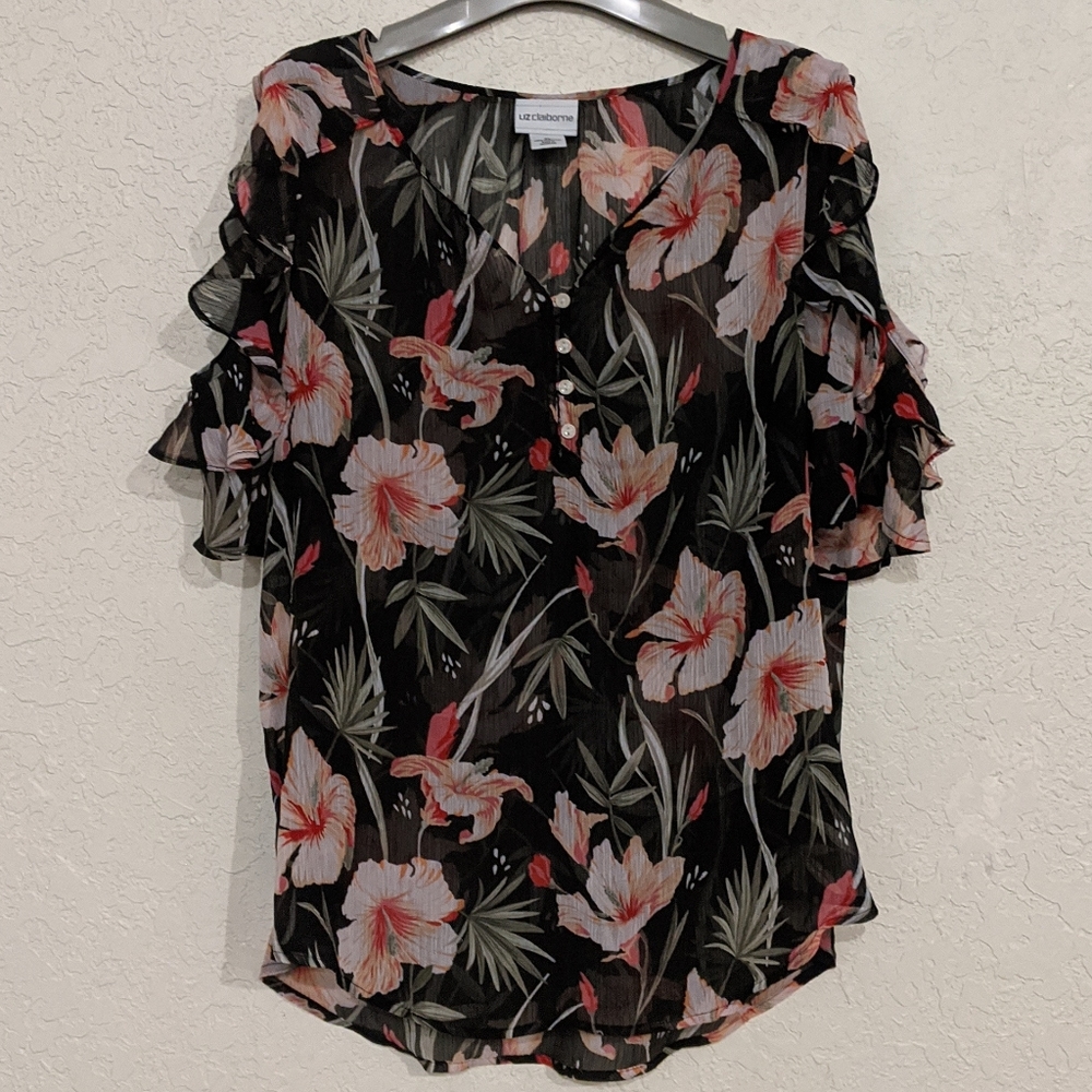 2/$10 - Liz Claiborne Floral Top
